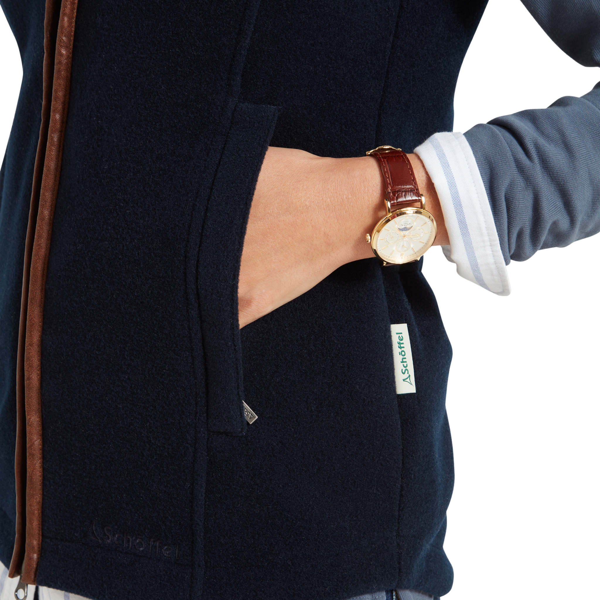 Lyndon Fleece Gilet Navy