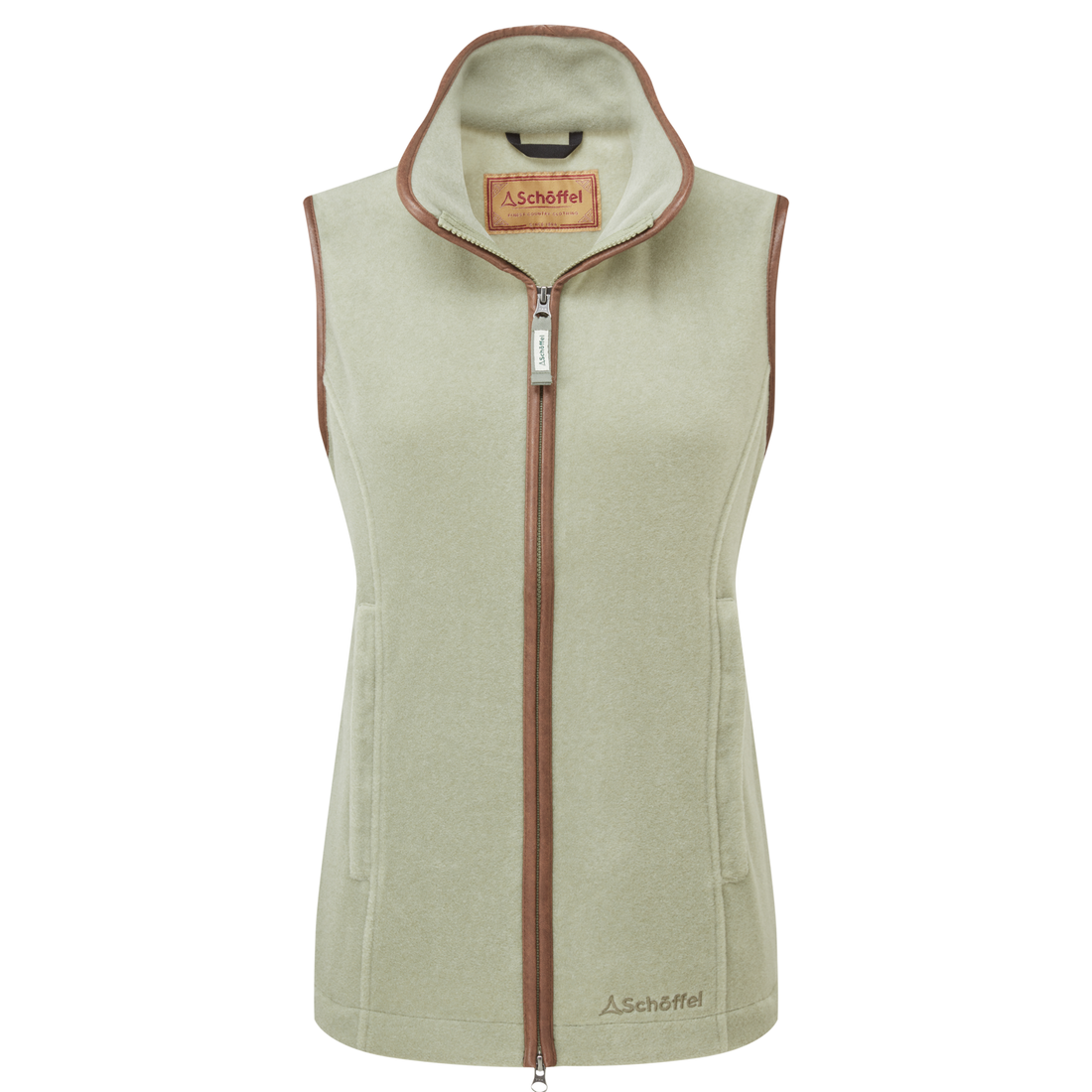 Lyndon Fleece Gilet Sage Green