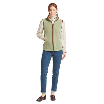 Lyndon Fleece Gilet Sage Green