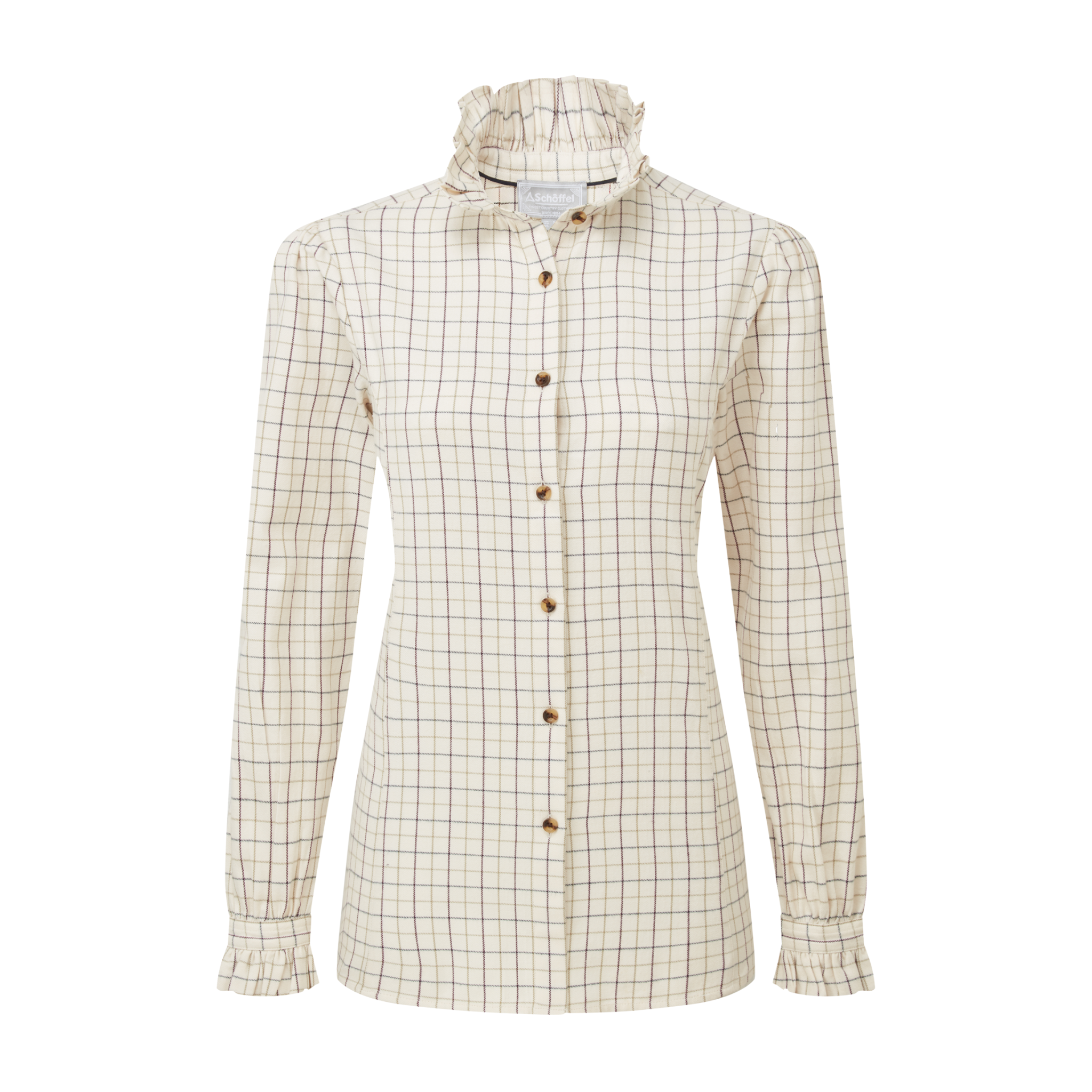Sheringham Shirt Beetroot Check