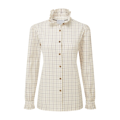 Sheringham Shirt Beetroot Check
