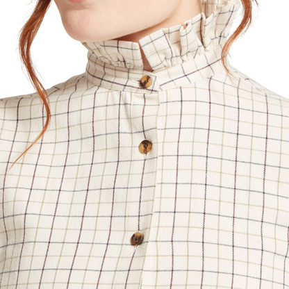 Sheringham Shirt Beetroot Check