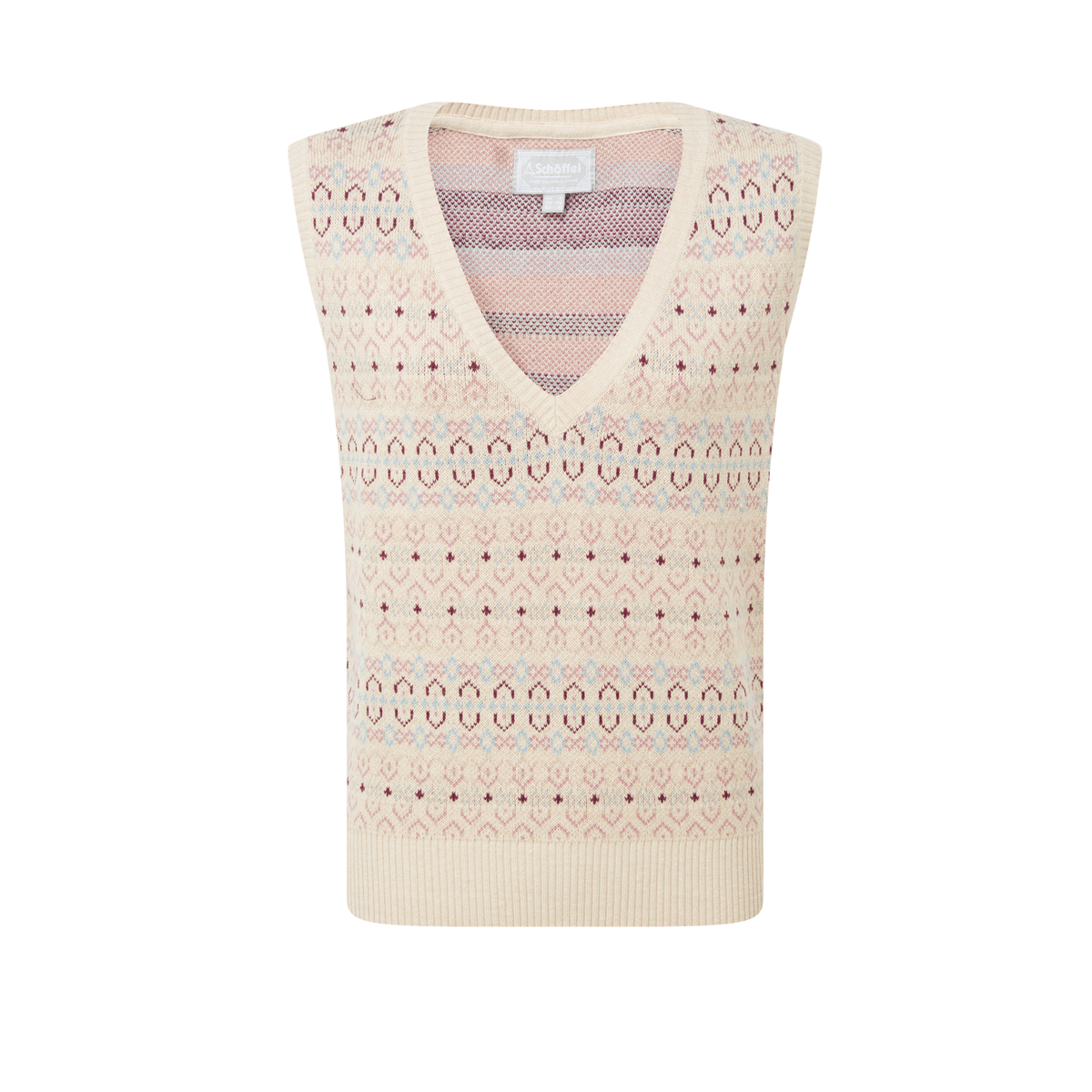 Tresness Fairness Fairisle Vest Port/Lake