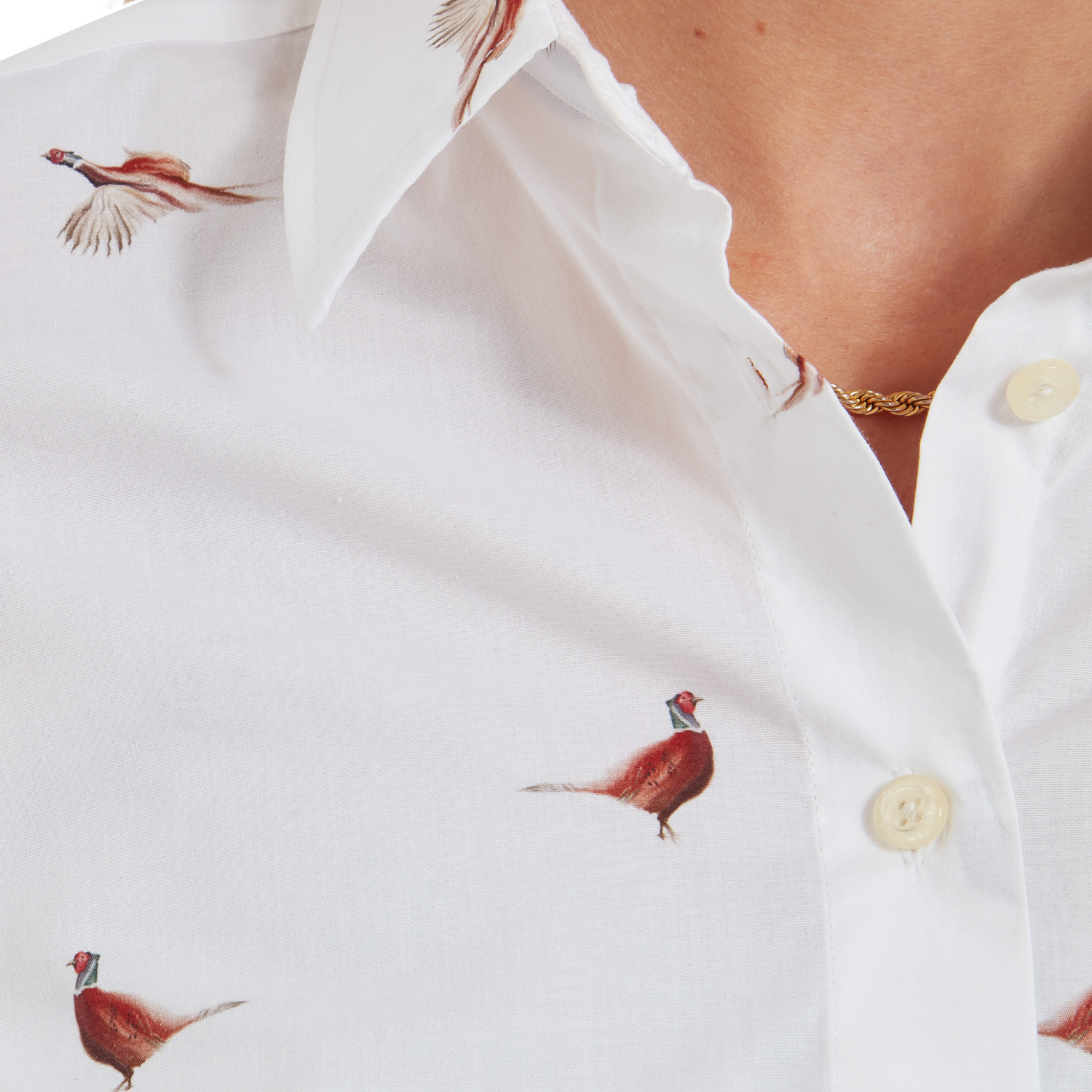 Norfolk Shirt Pheasant Print