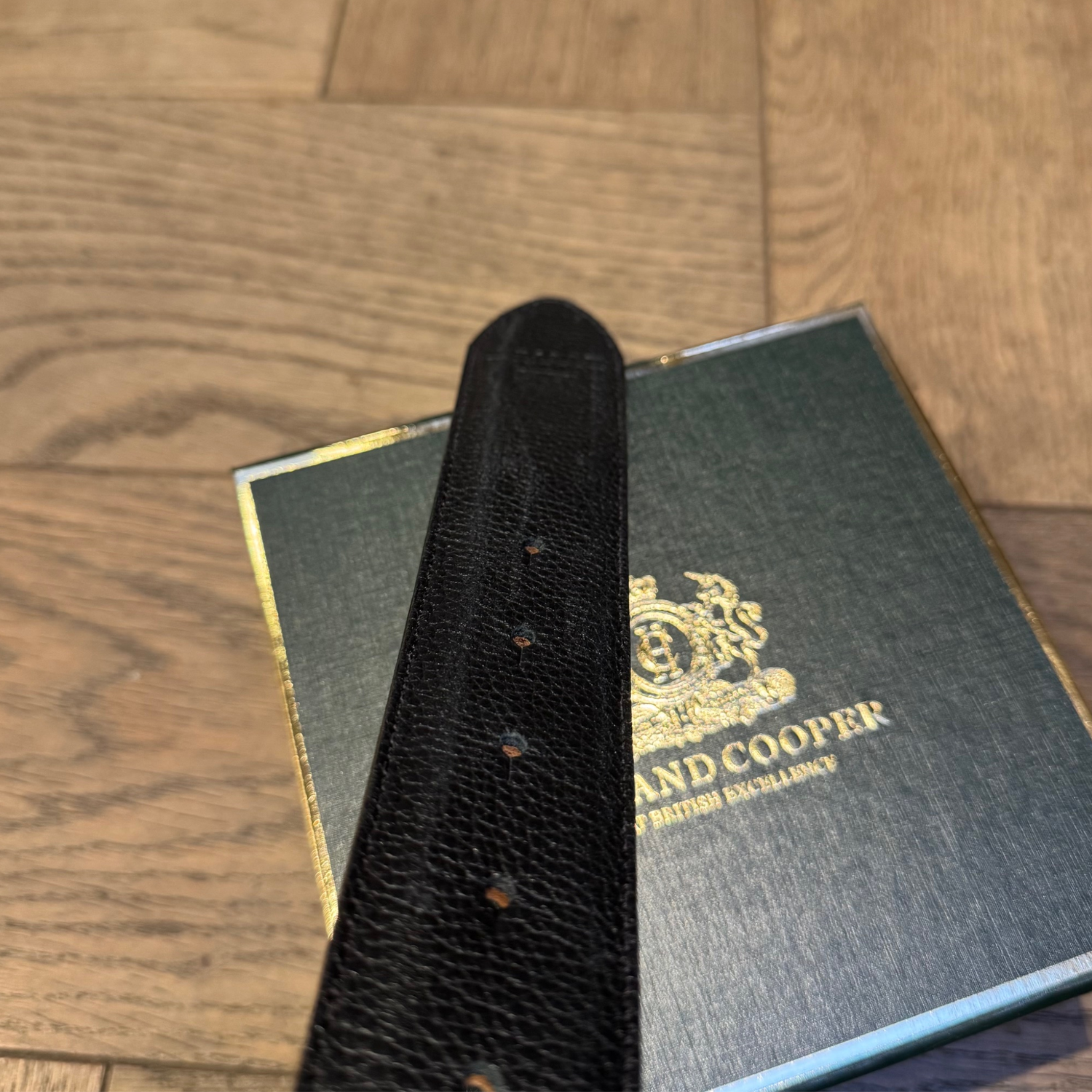 Seconds 052 HC Classic Belt Black Leather Size Small