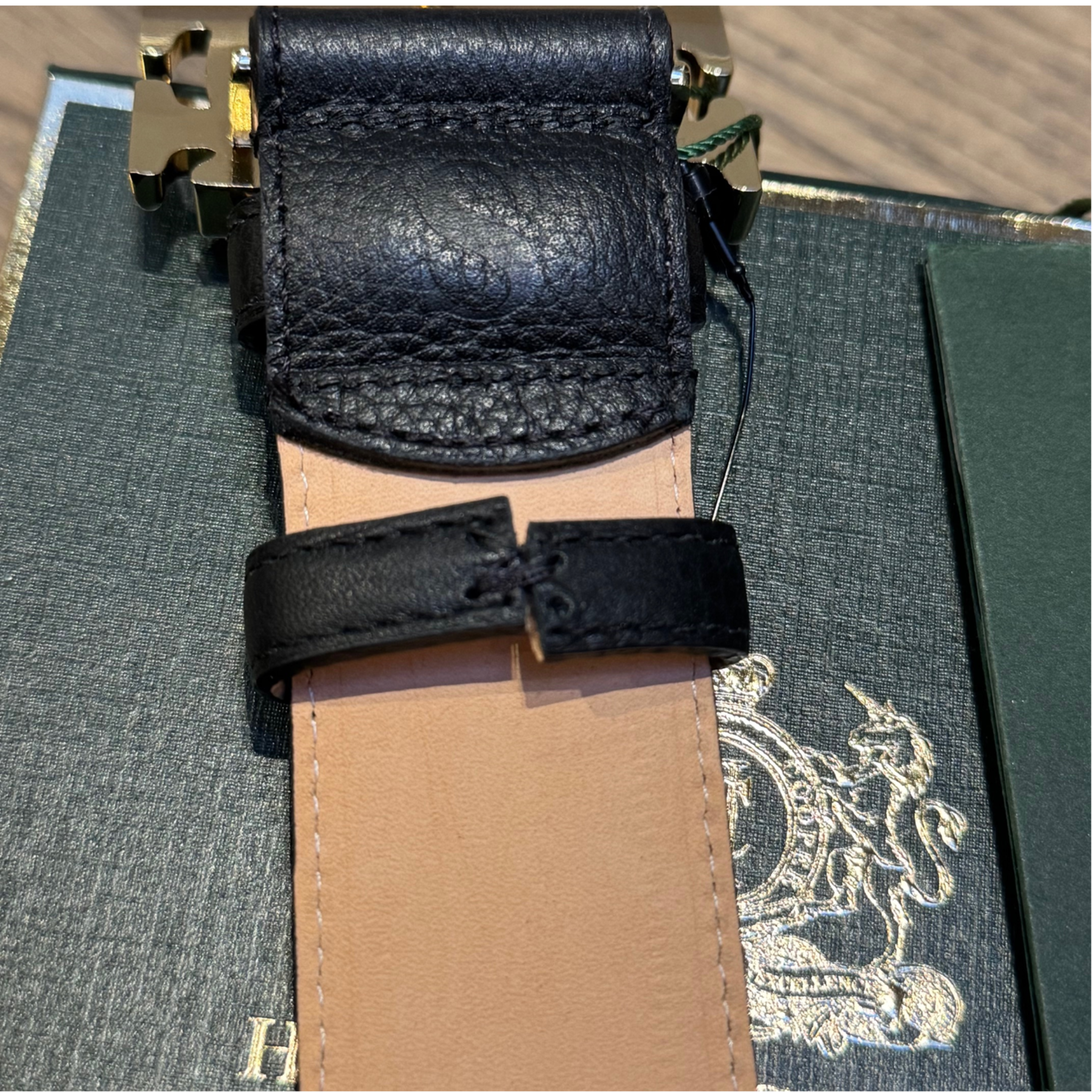 Seconds 052 HC Classic Belt Black Leather Size Small