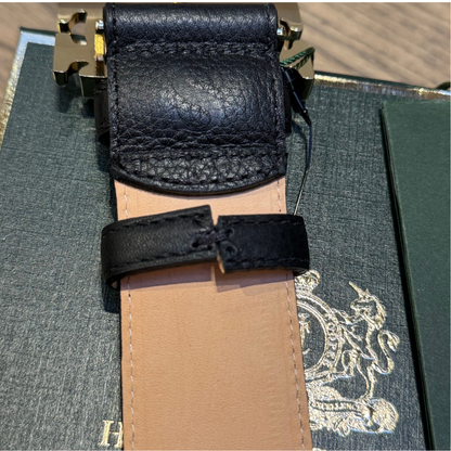 Seconds 052 HC Classic Belt Black Leather Size Small