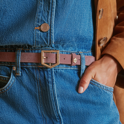 Sennowe Belt Heather Suede