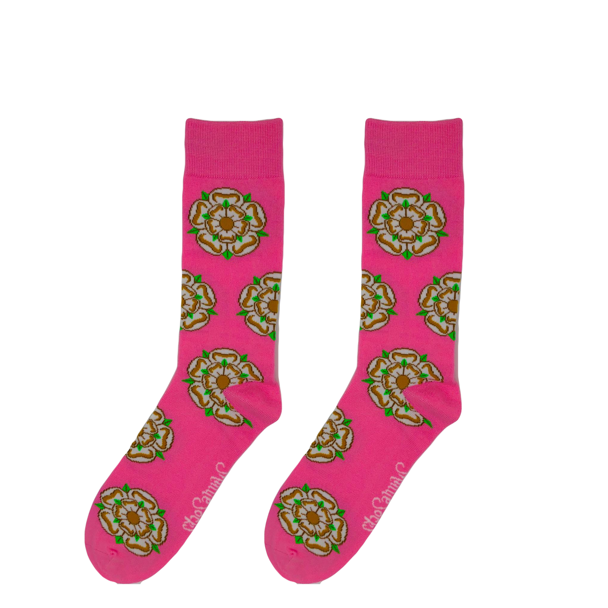 Yorkshire Rose Socks Pink