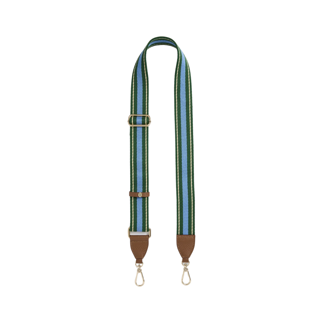 Signature Webbing Strap Clover Green &Sky Blue