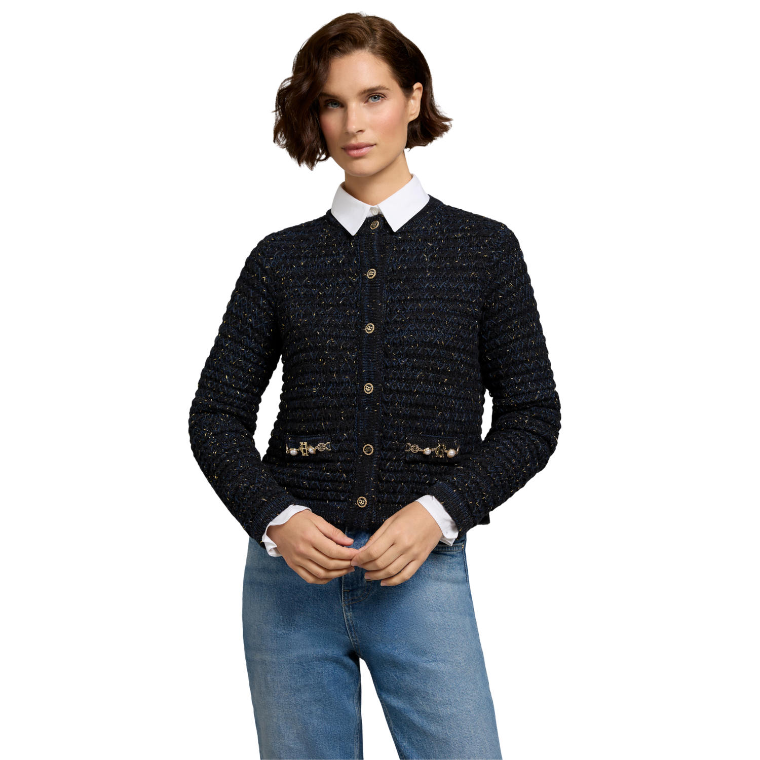 Sofia Knitted Jacket Black