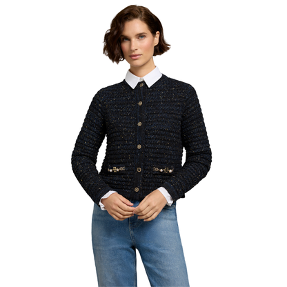 Sofia Knitted Jacket Black