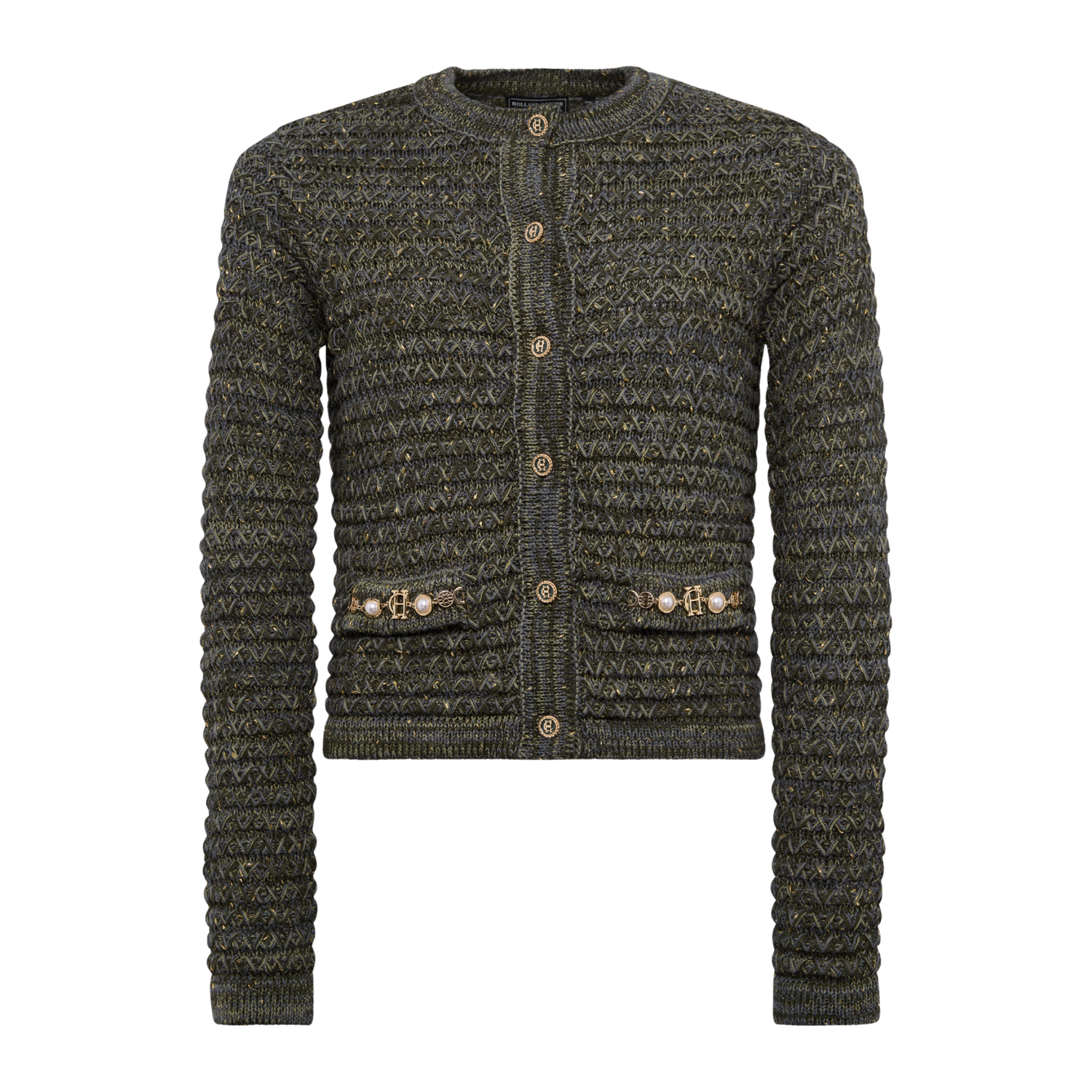 Sofia Knitted Jacket Green