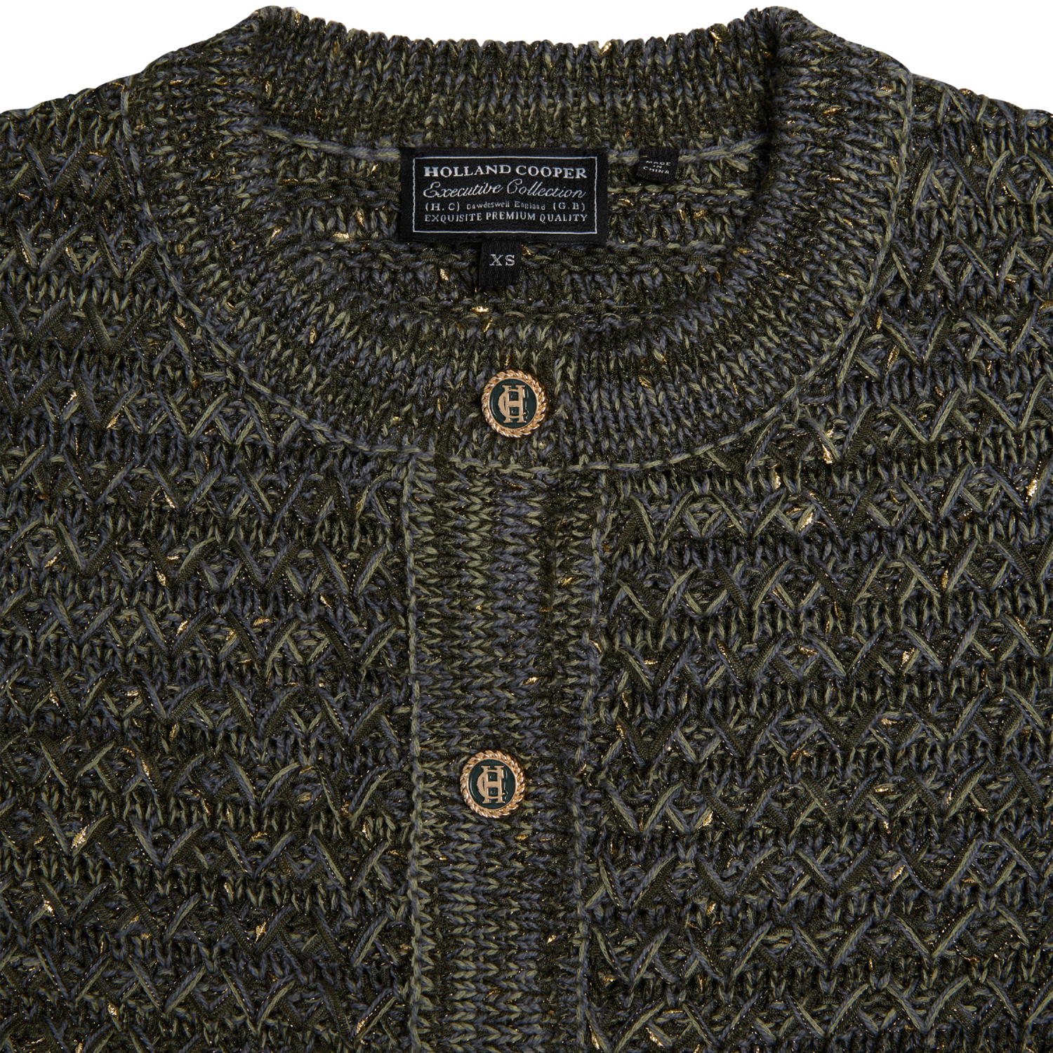 Sofia Knitted Jacket Green