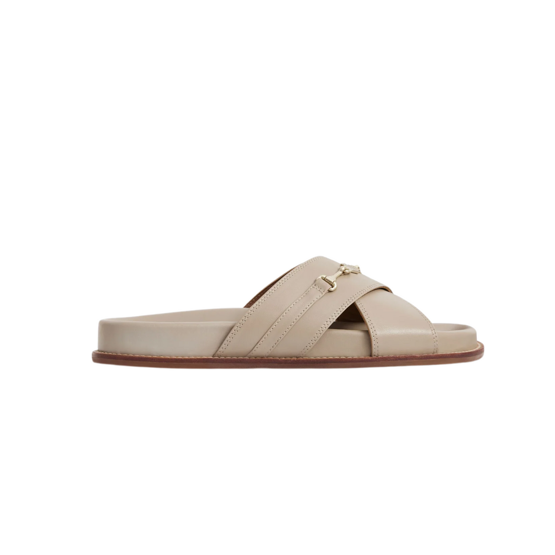 Southwold Sandal Stone Leather