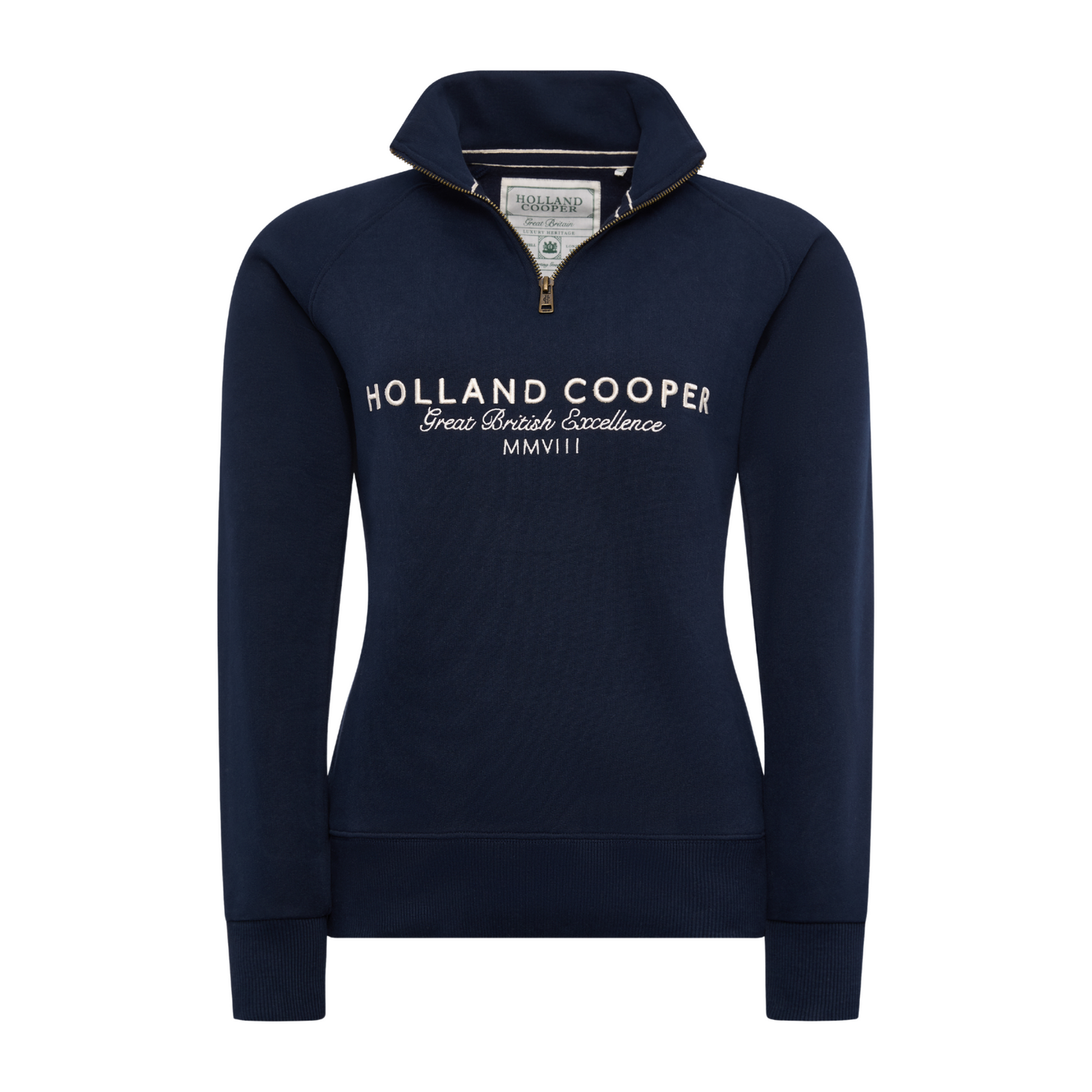 Sporting Goods Zip Henley Ink Navy