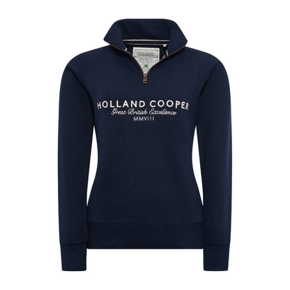 Sporting Goods Zip Henley Ink Navy
