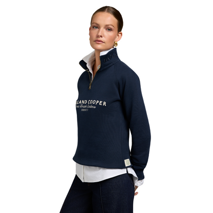 Sporting Goods Zip Henley Ink Navy