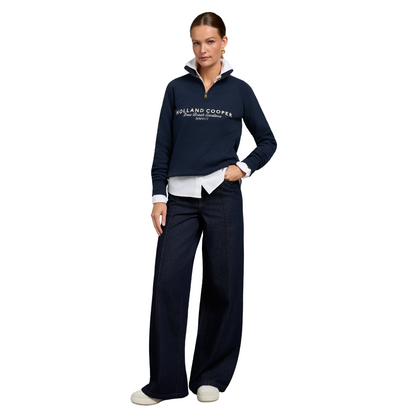 Sporting Goods Zip Henley Ink Navy