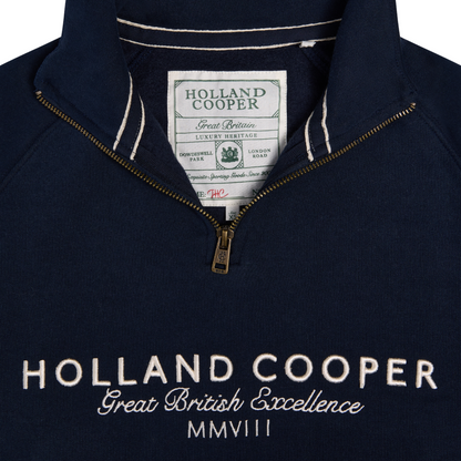 Sporting Goods Zip Henley Ink Navy