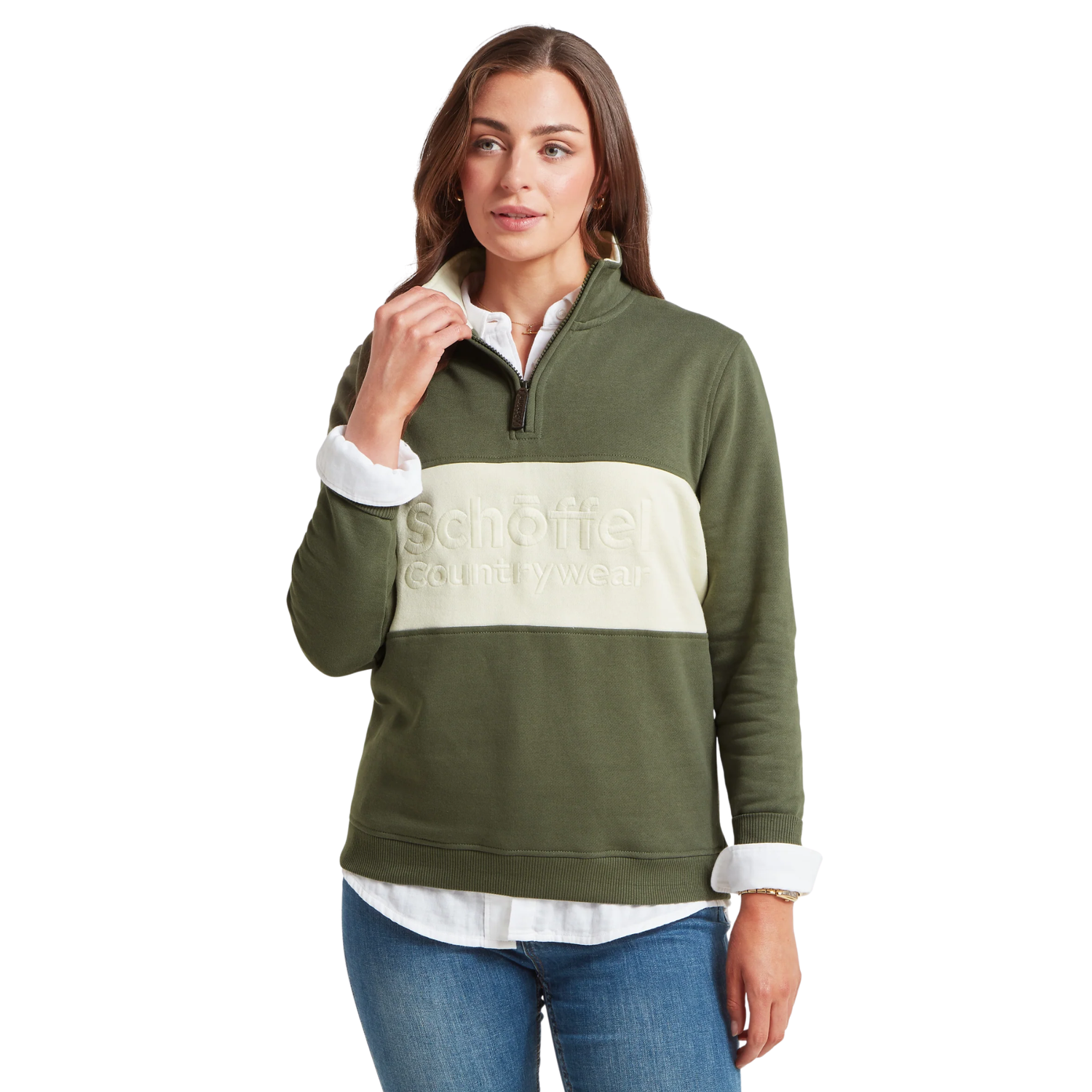 St Agnes Sweatshirt Beetle Green