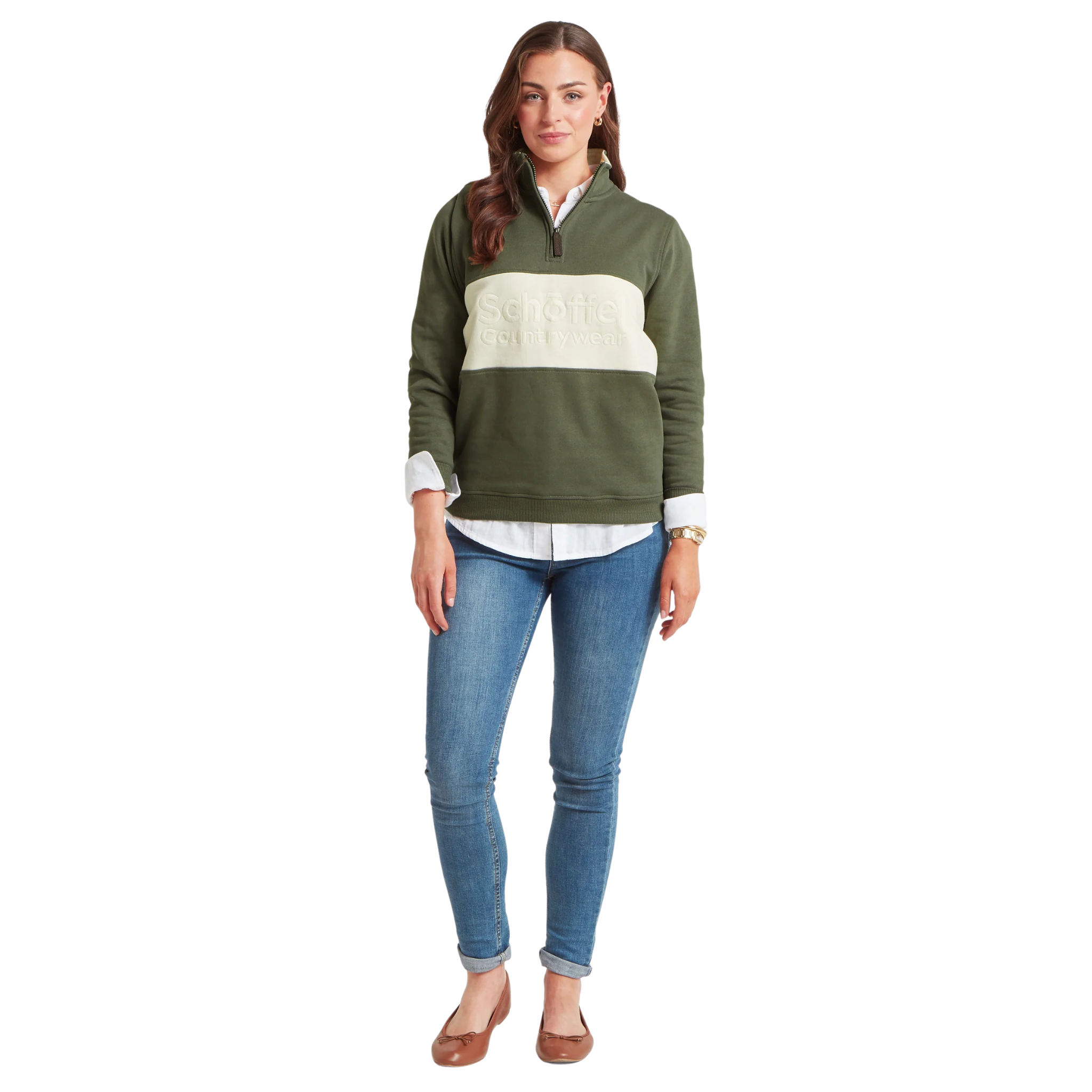 St Agnes Sweatshirt Beetle Green