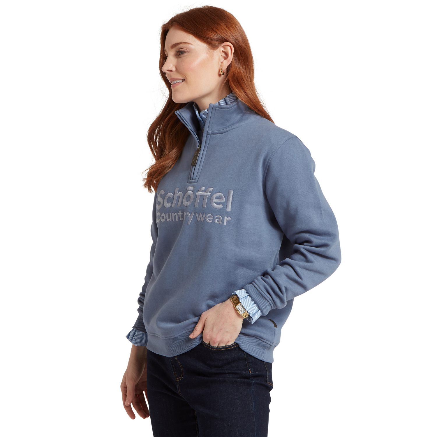 St Issey Sweatshirt Storm Blue
