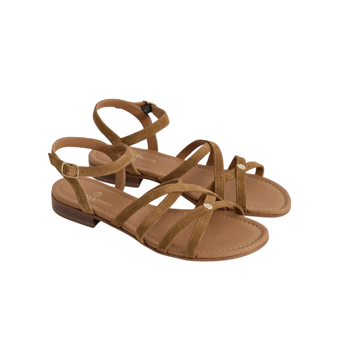 St Ives Sandal Tan Suede