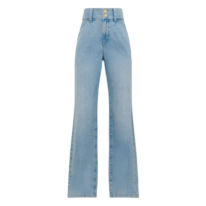 Tailored Wide Leg Jean Vintage Indigo