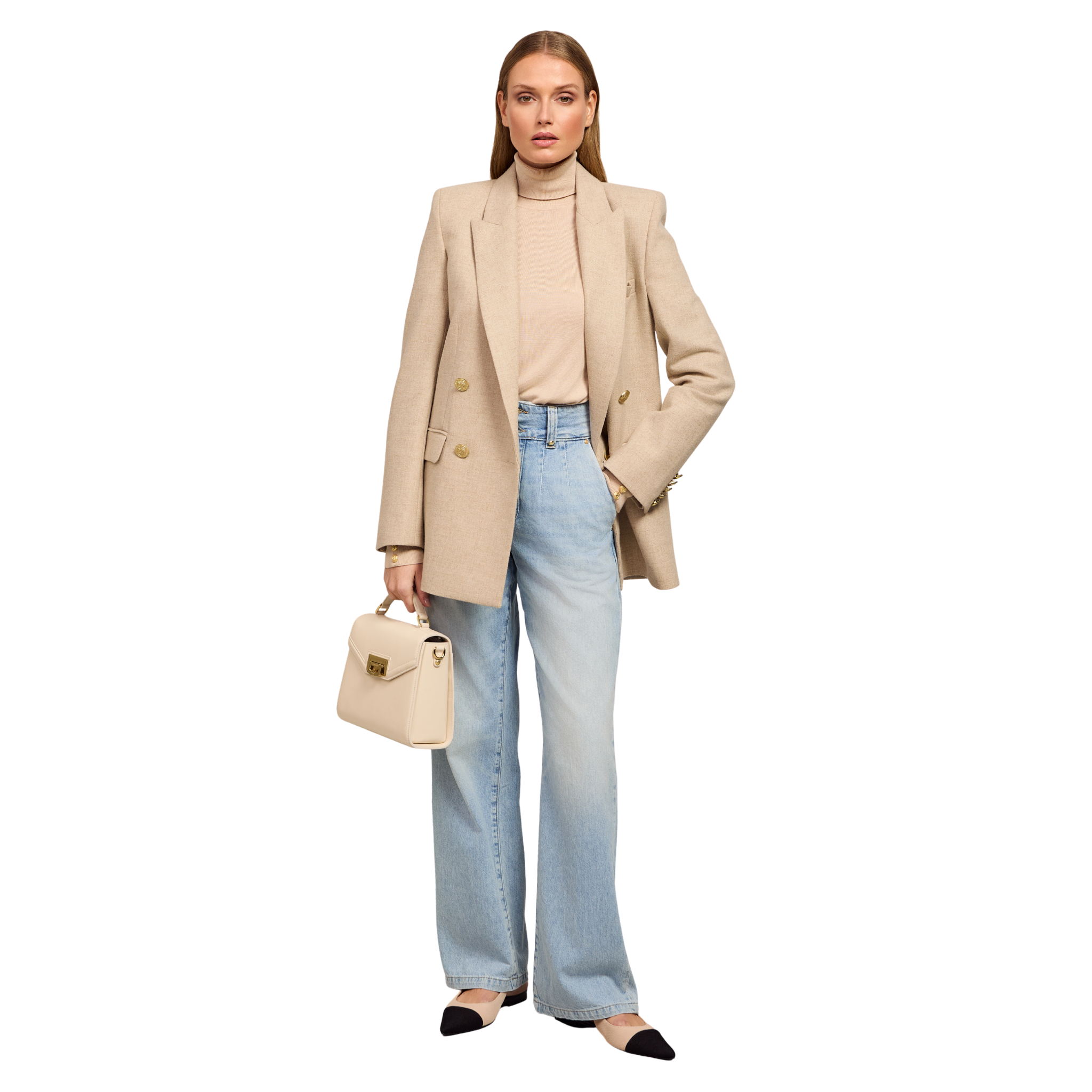 Tailored Wide Leg Jean Vintage Indigo