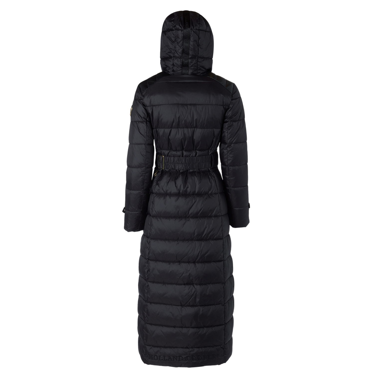 Arosa Longline Coat Black