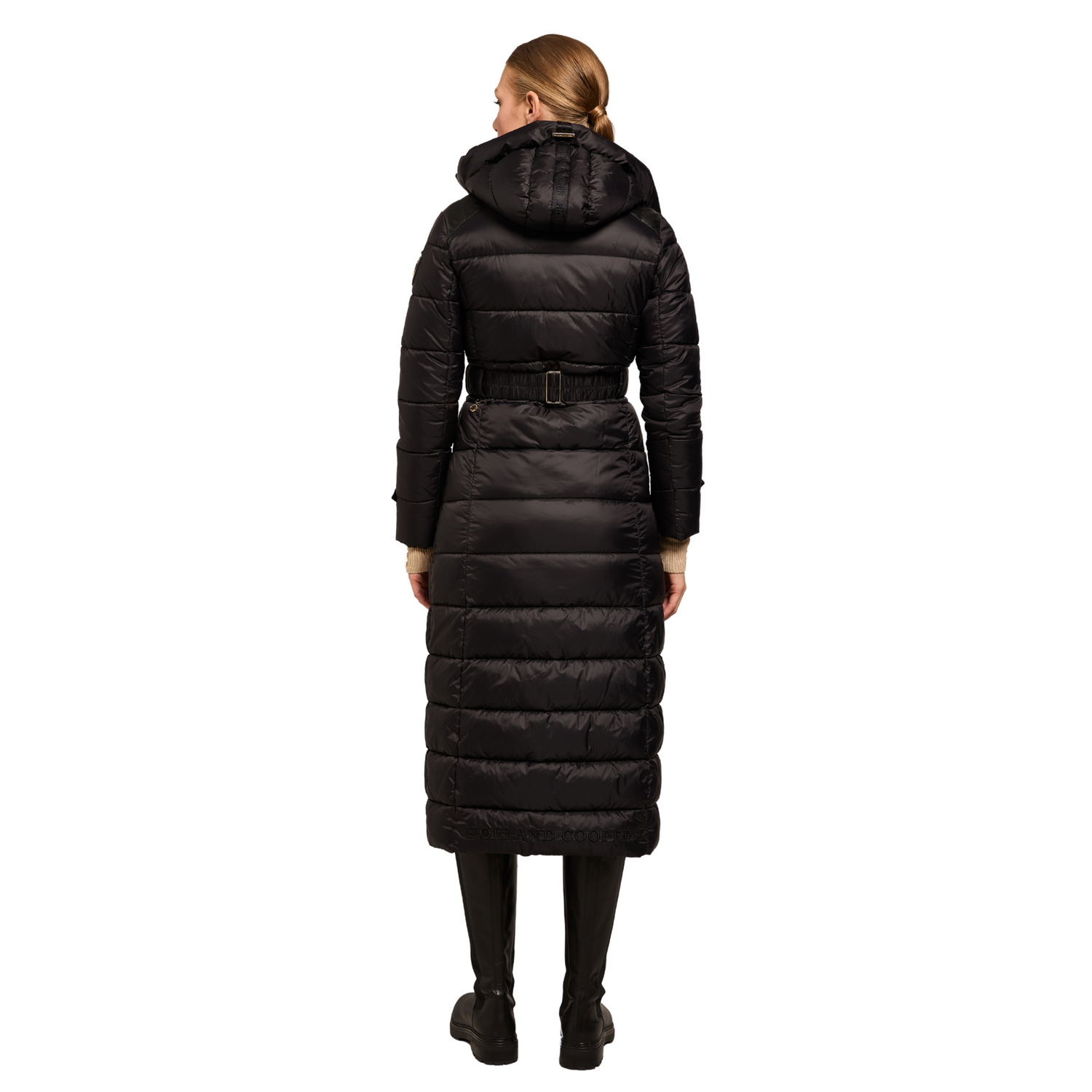 Arosa Longline Coat Black