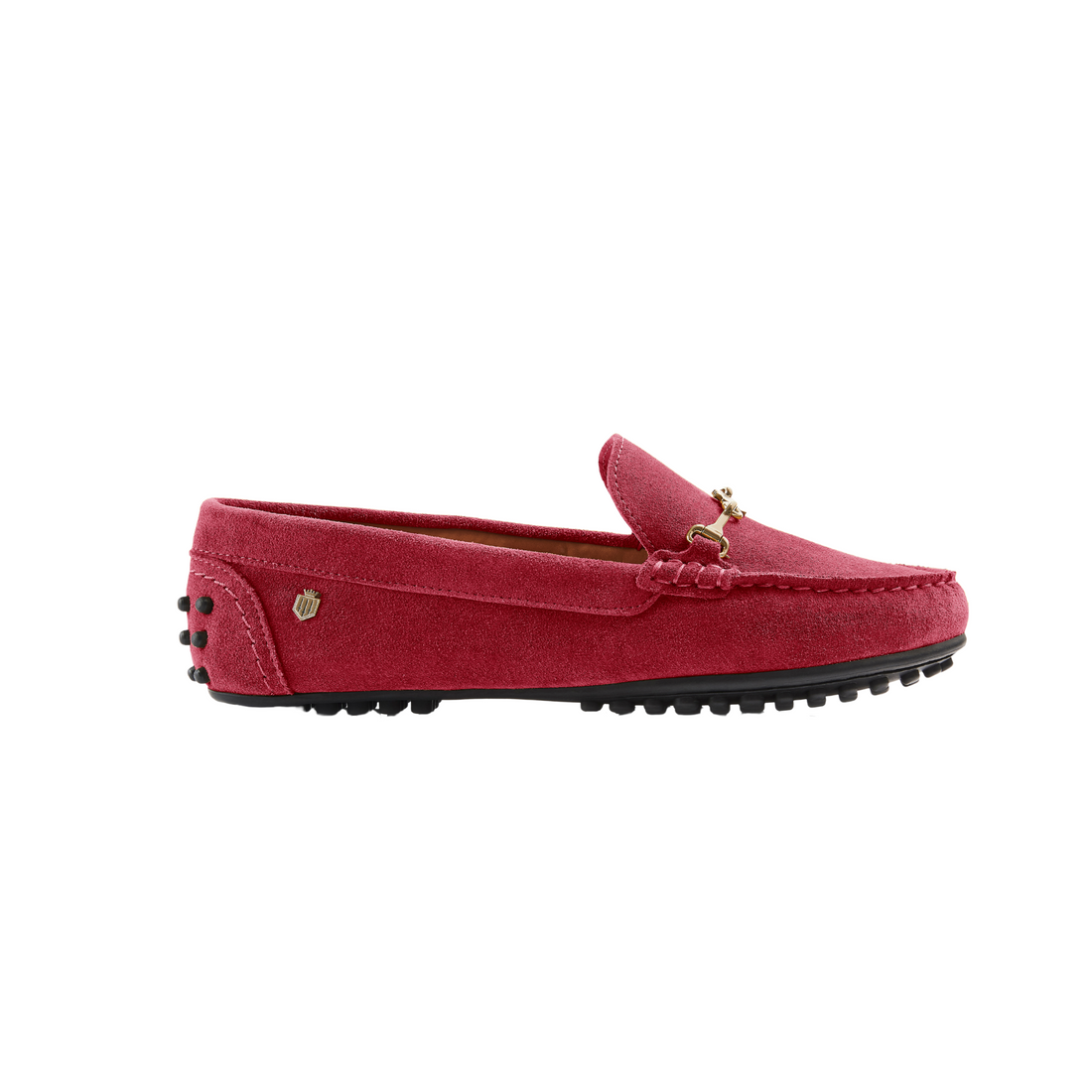 Trinity Driving Shoe Cherry Suede