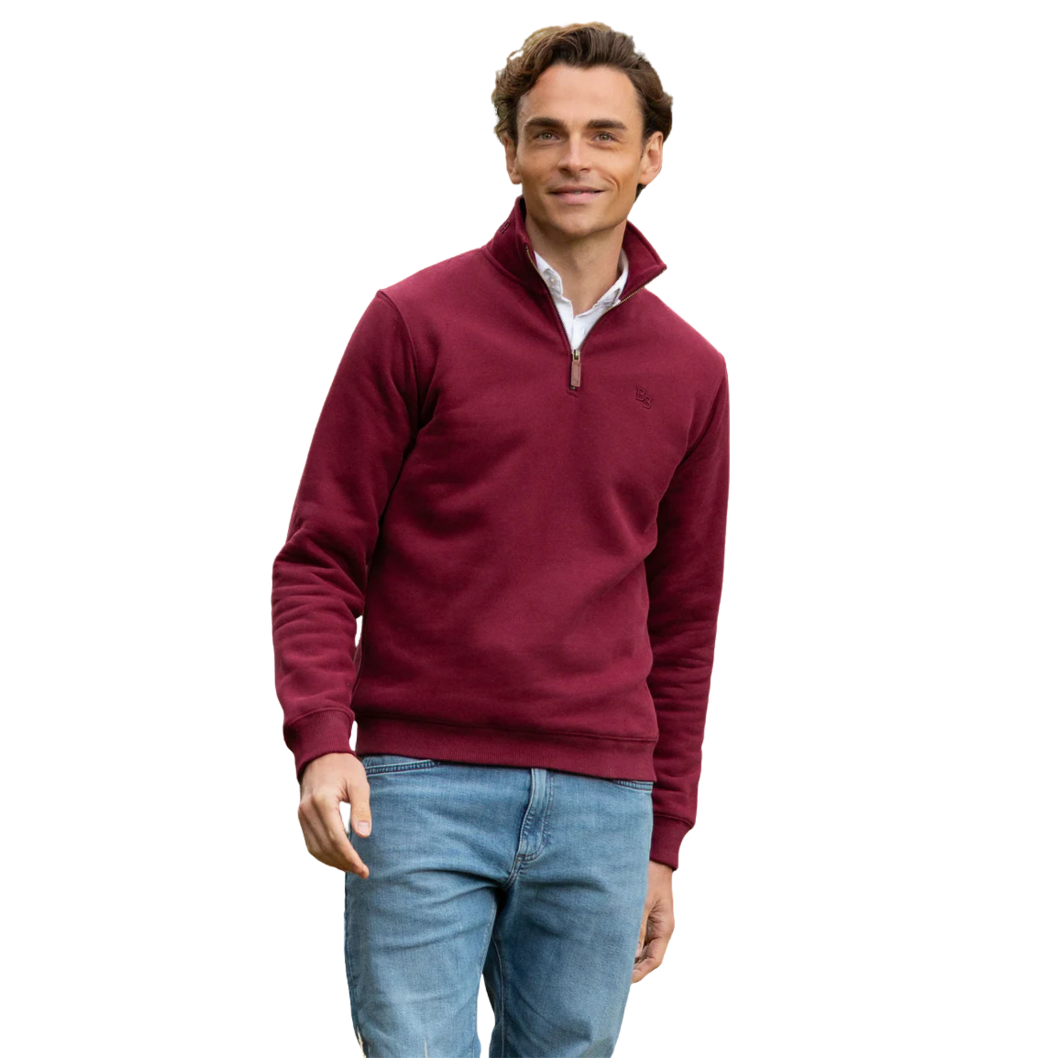 Tuckenhay Unisex Quarter Zip Port