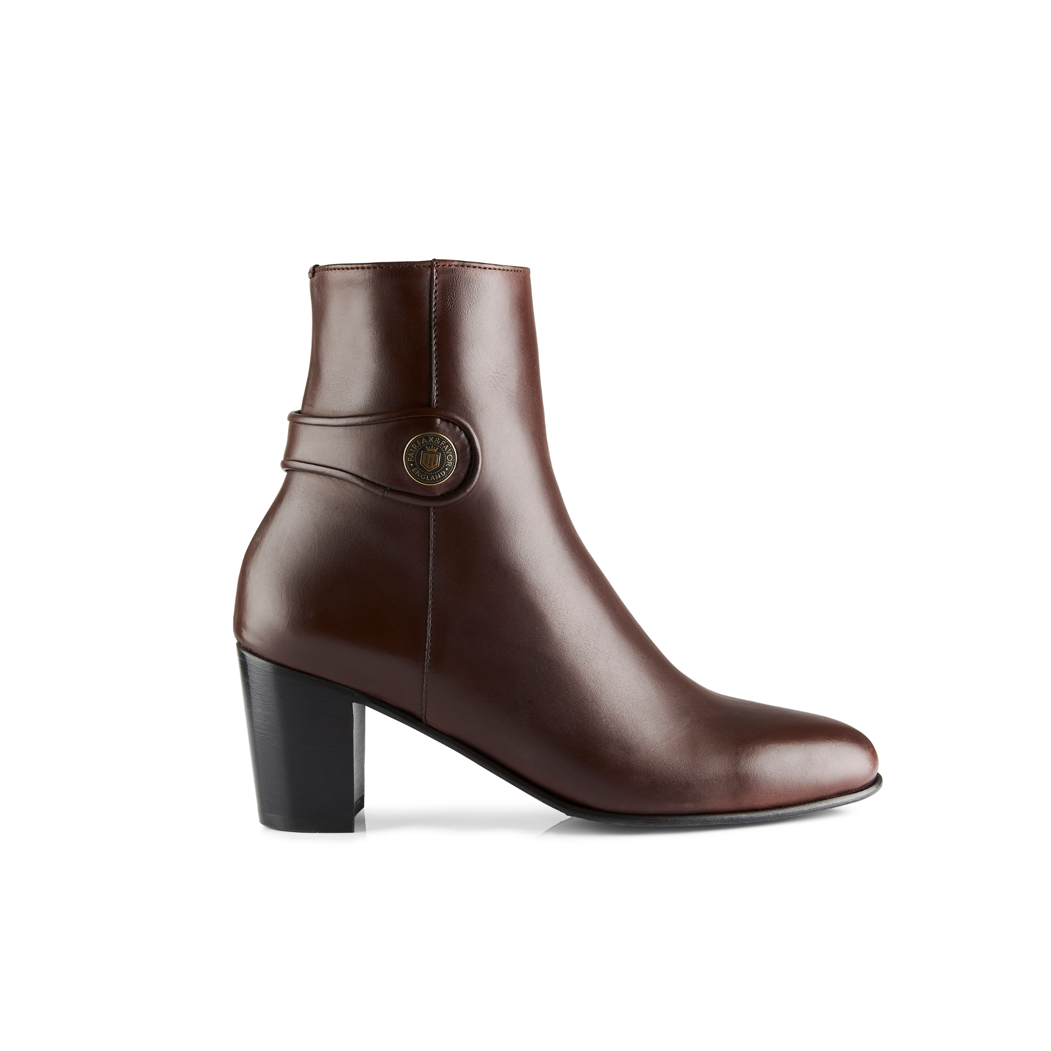Upton Ankle Boot Mahogany Leather