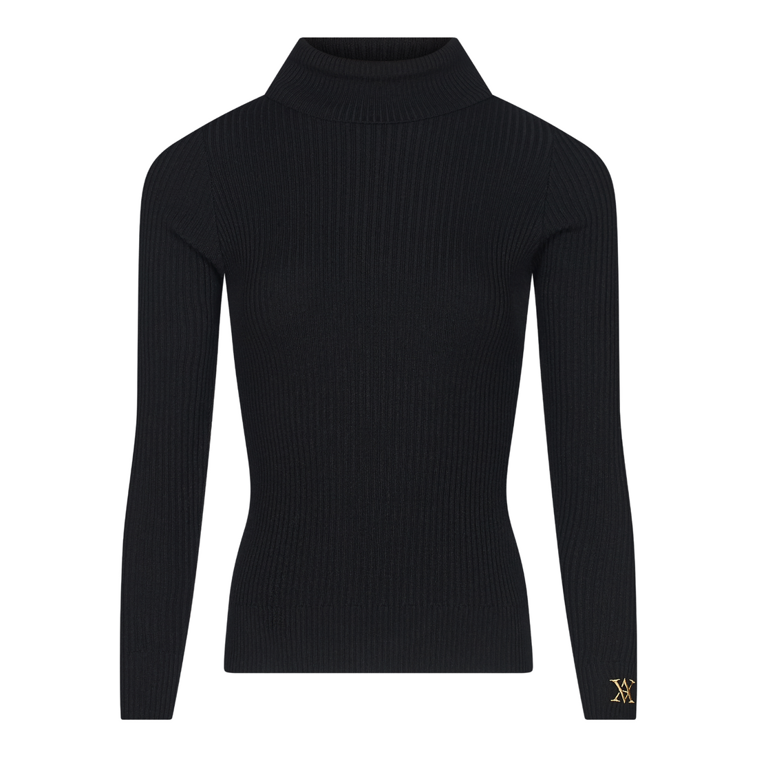 Elizabeth Roll Neck Black
