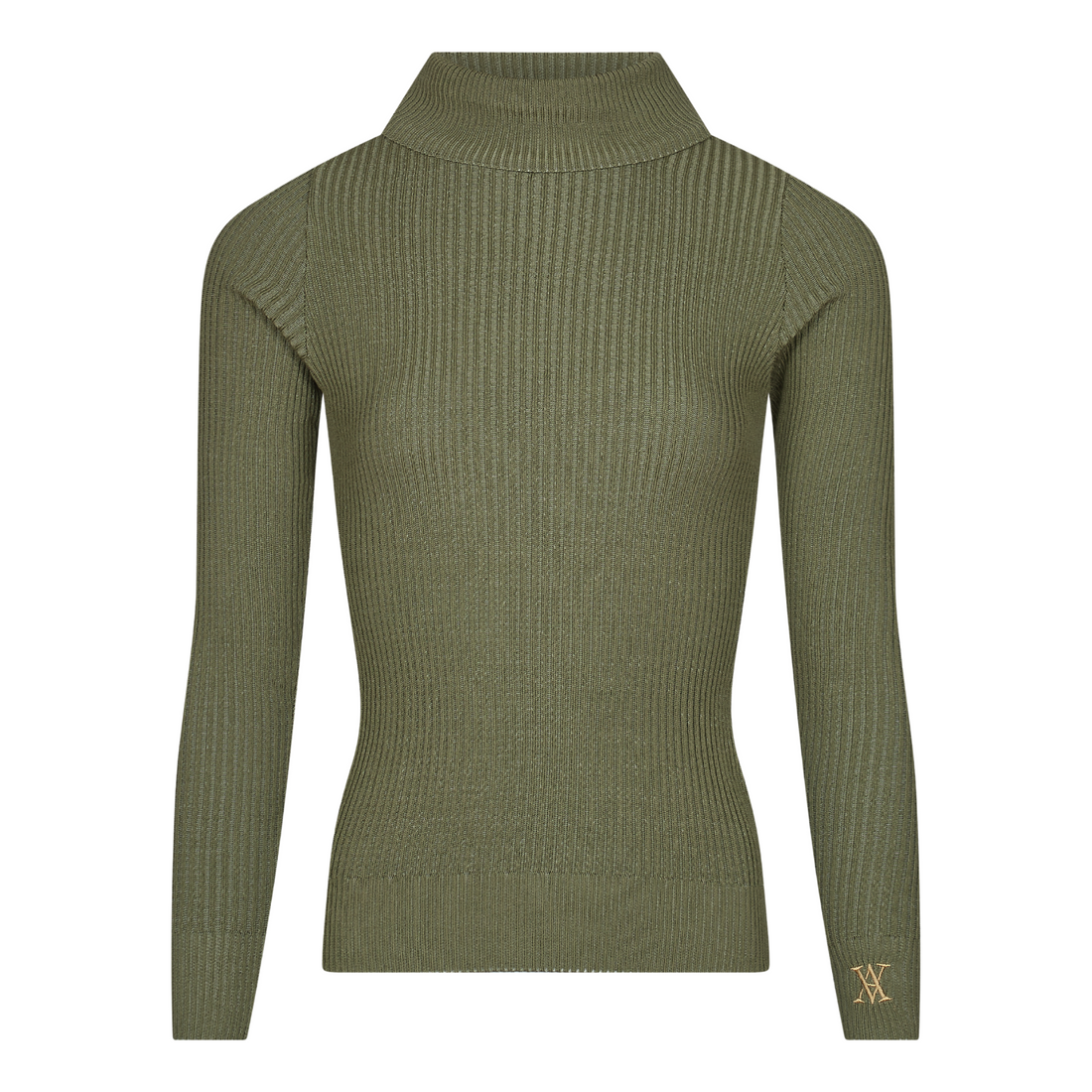 Elizabeth Roll Neck Olive
