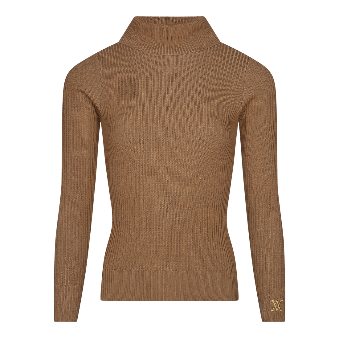 Elizabeth Roll Neck Caramel
