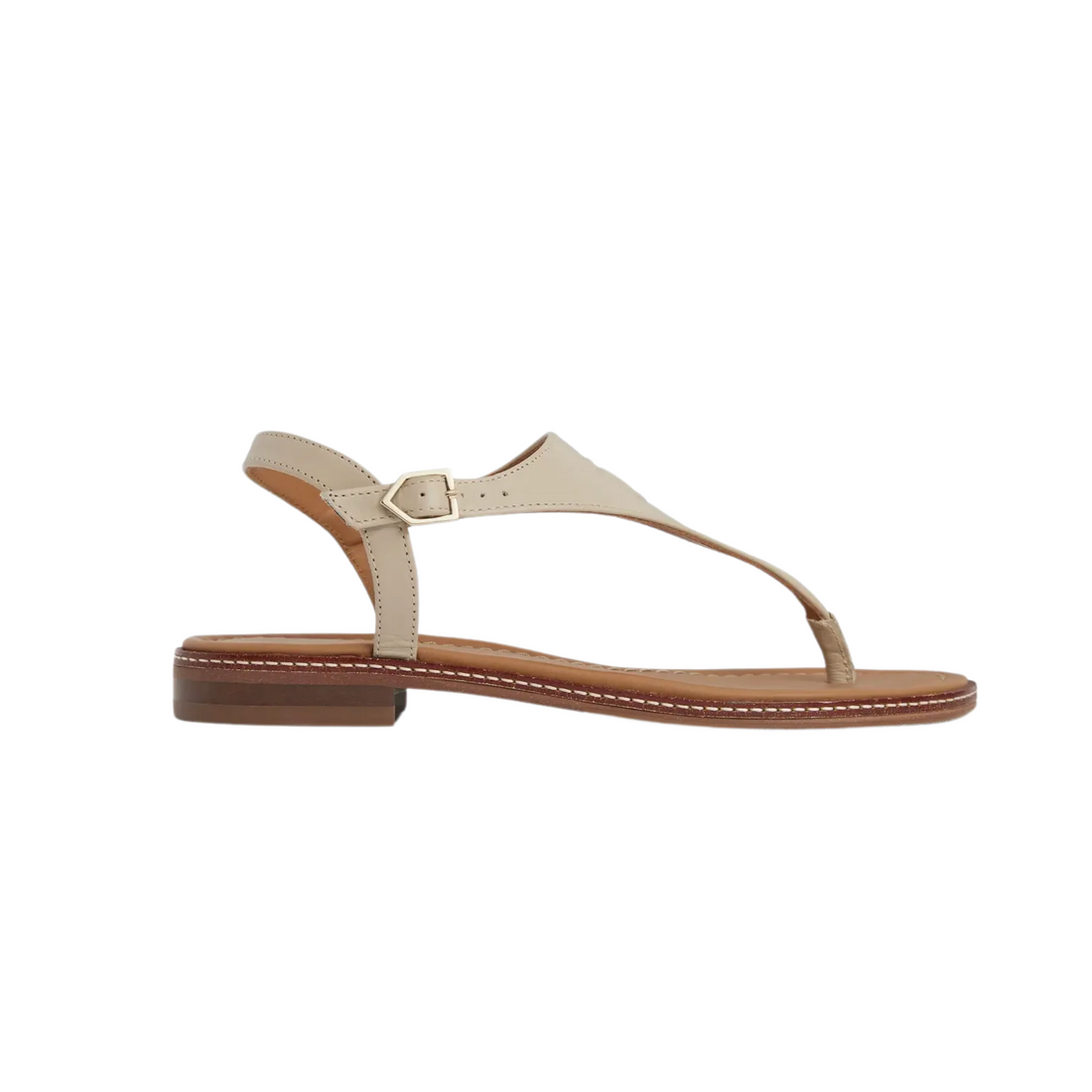 Vienna Sandal Stone Leather