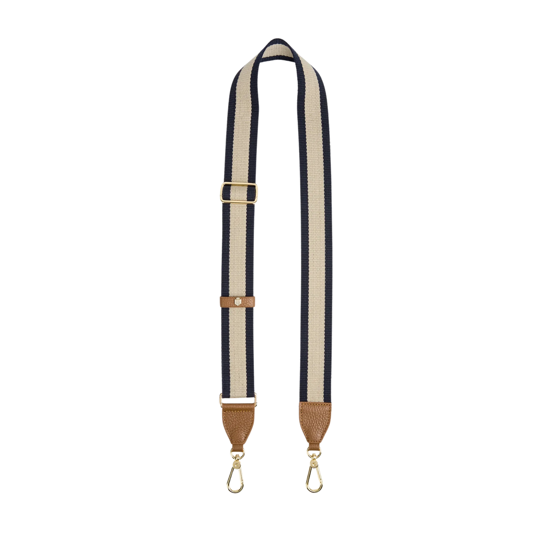 Signature Webbing Strap Navy &amp; Cream
