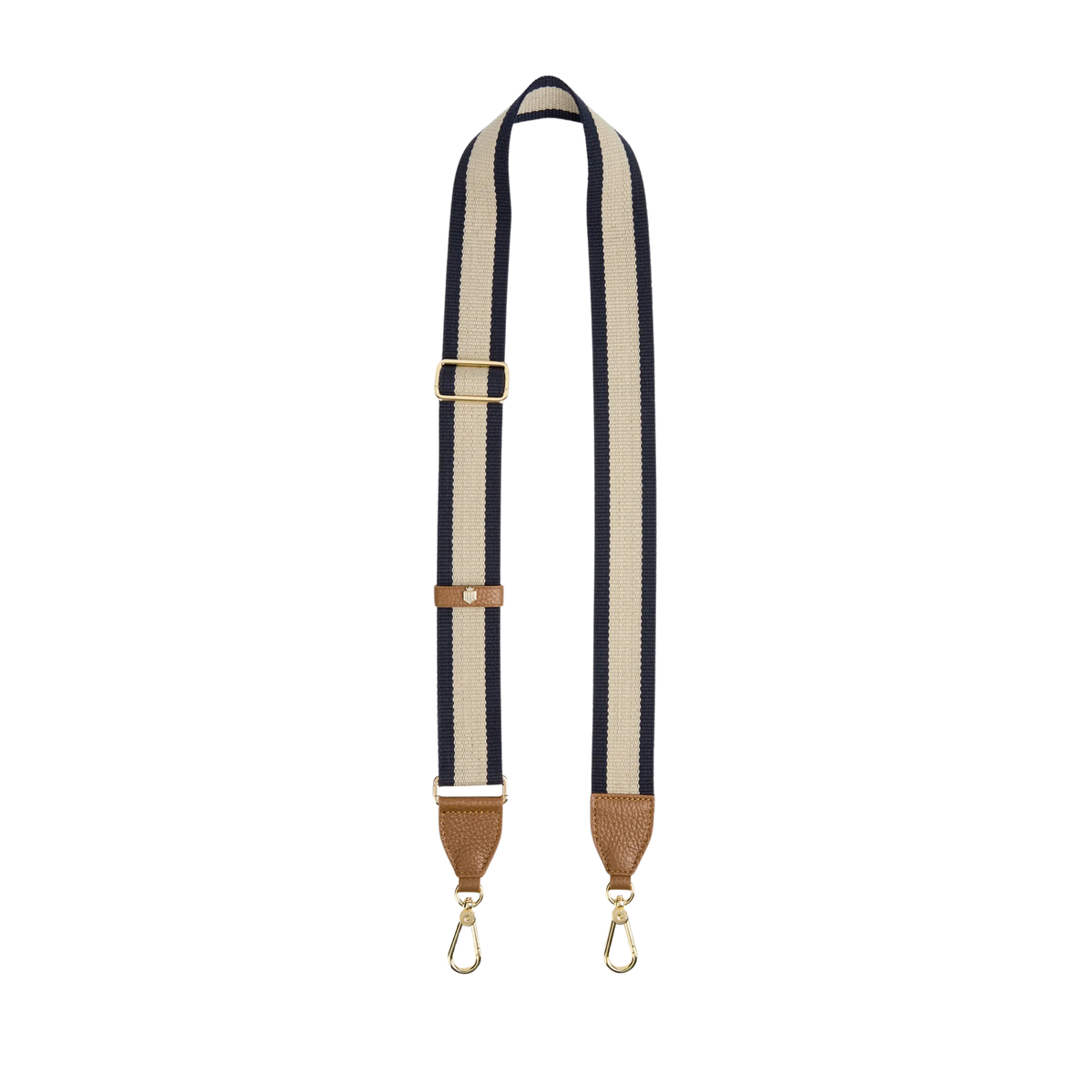 Signature Webbing Strap Navy &amp; Cream