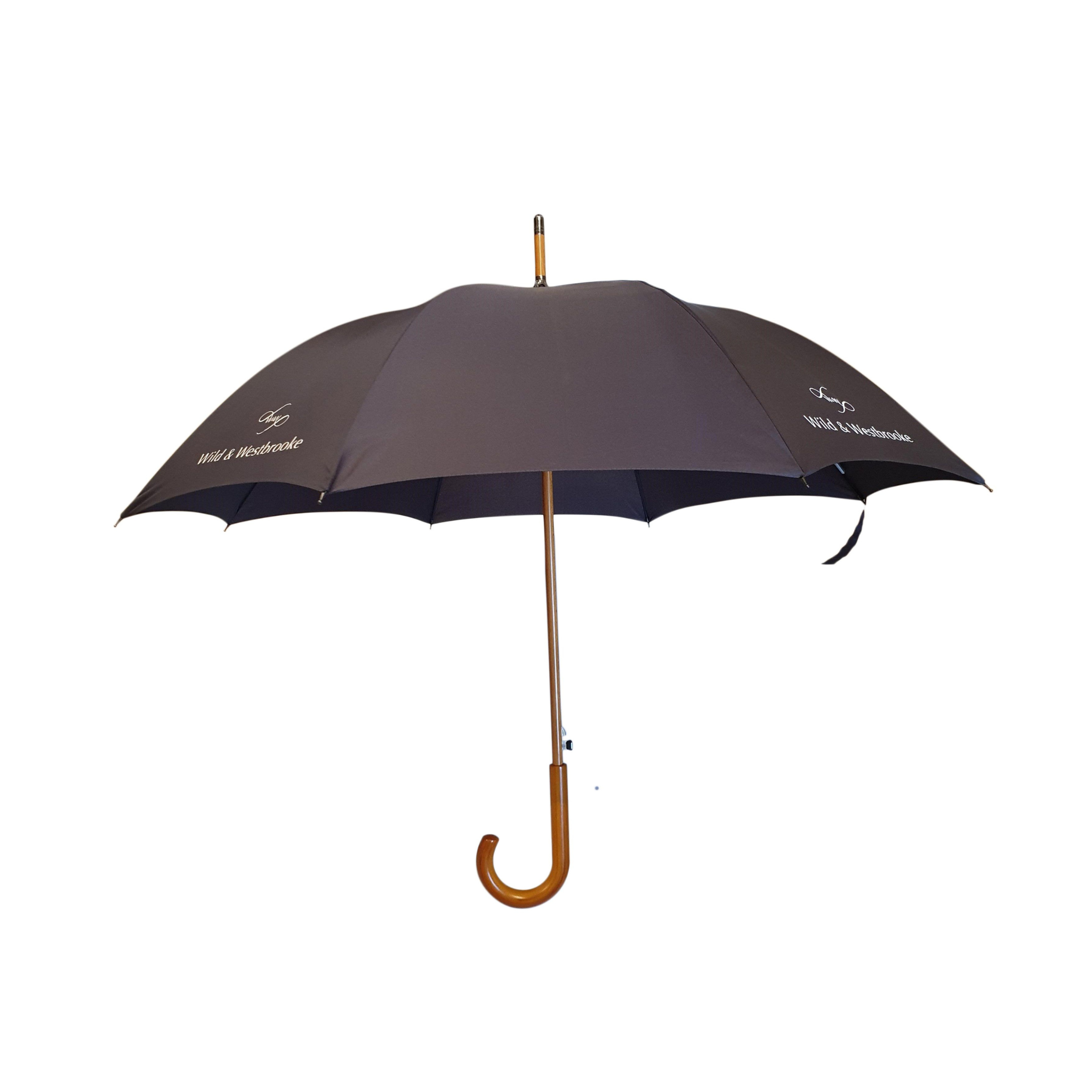 W&amp;W Wooden Handled Umbrella