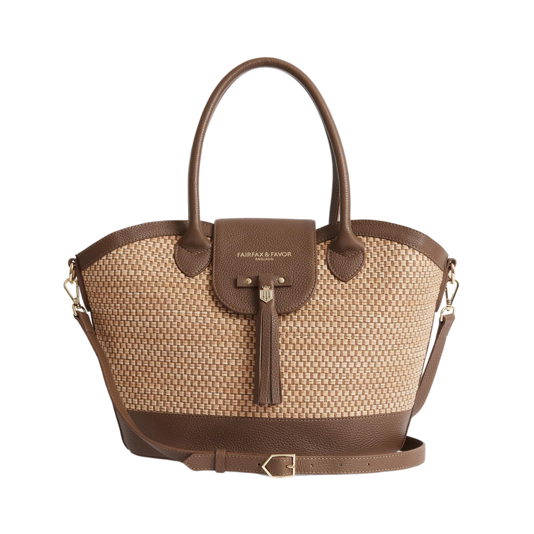 Windsor Basket Bag Tan Leather