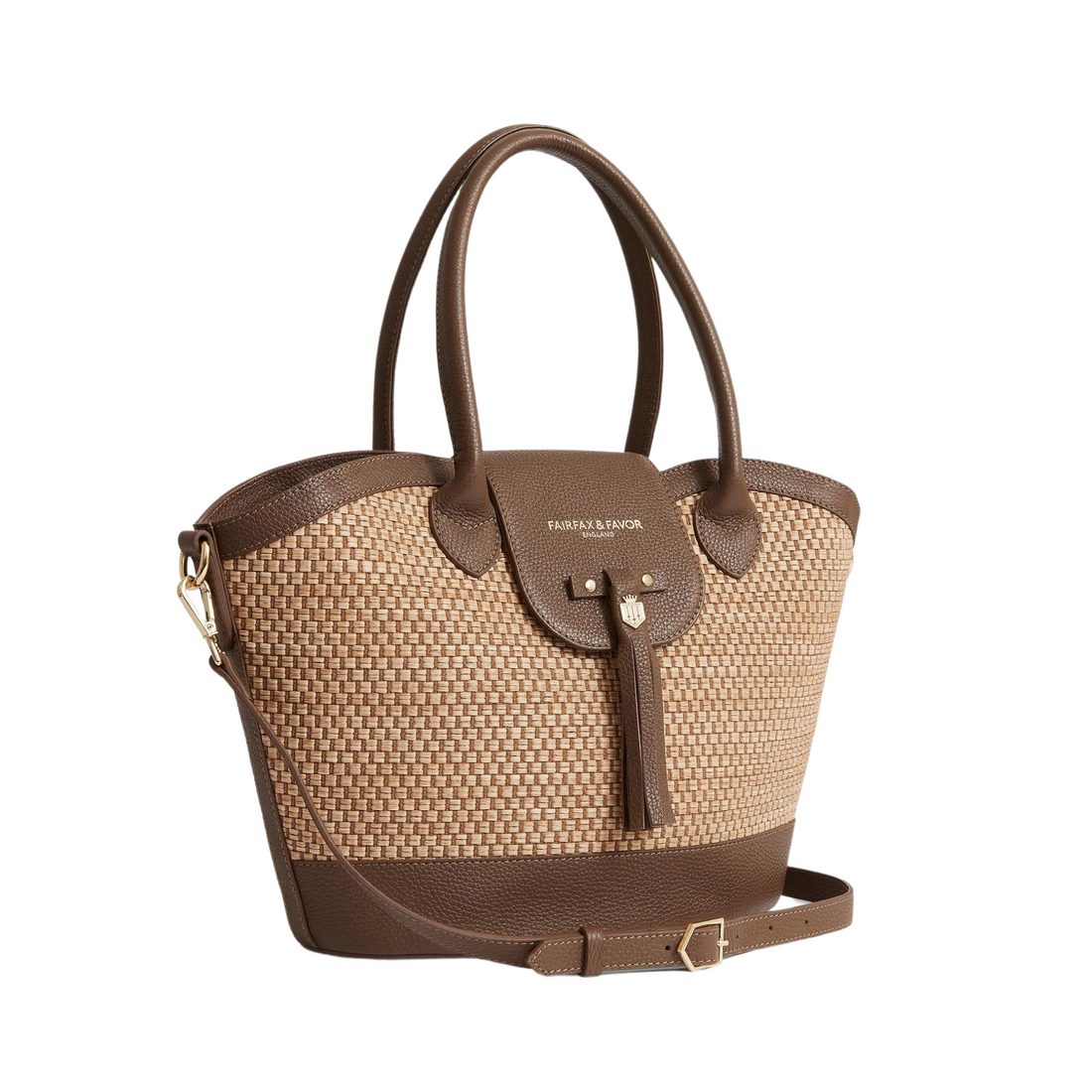 Windsor Basket Bag Tan Leather