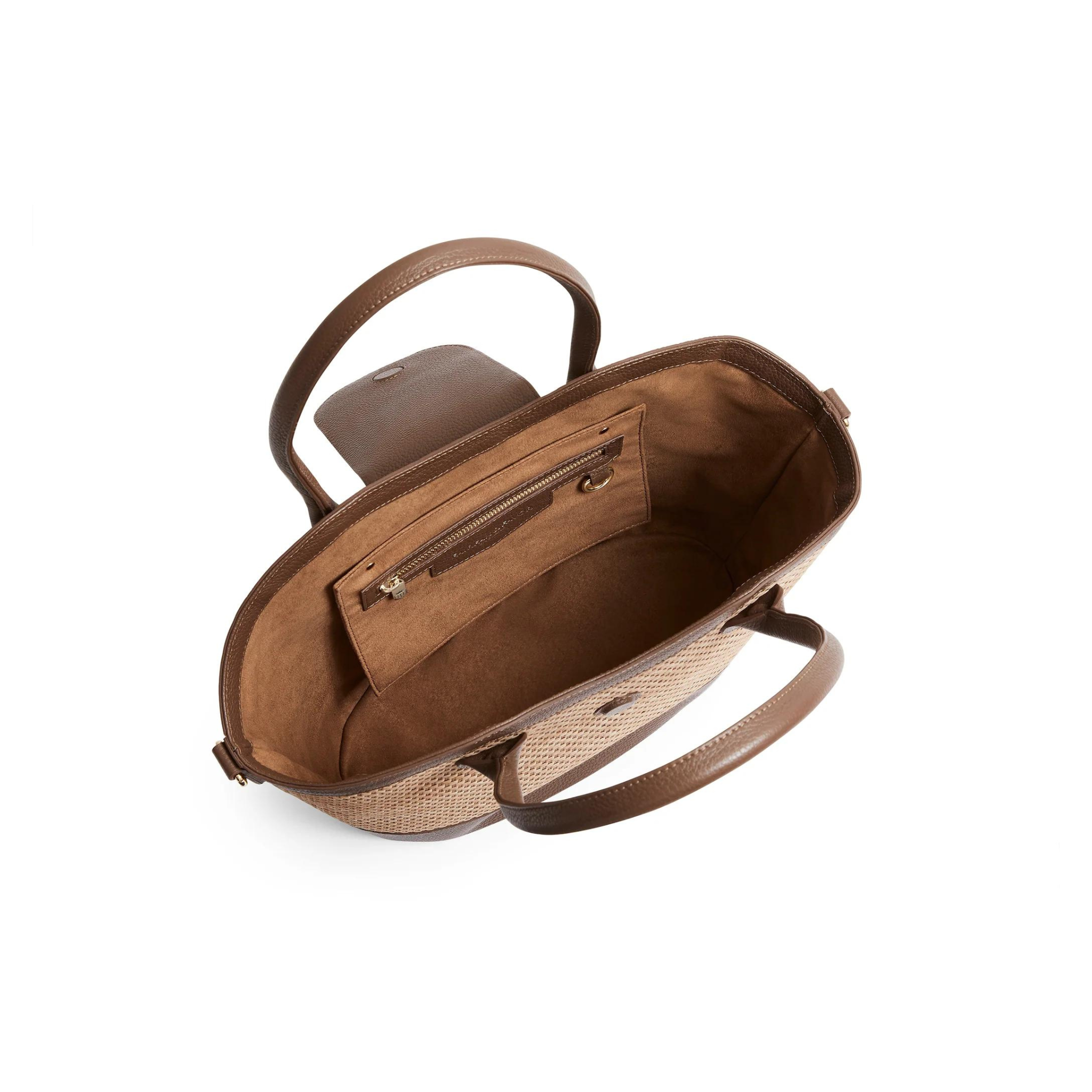 Windsor Basket Bag Tan Leather