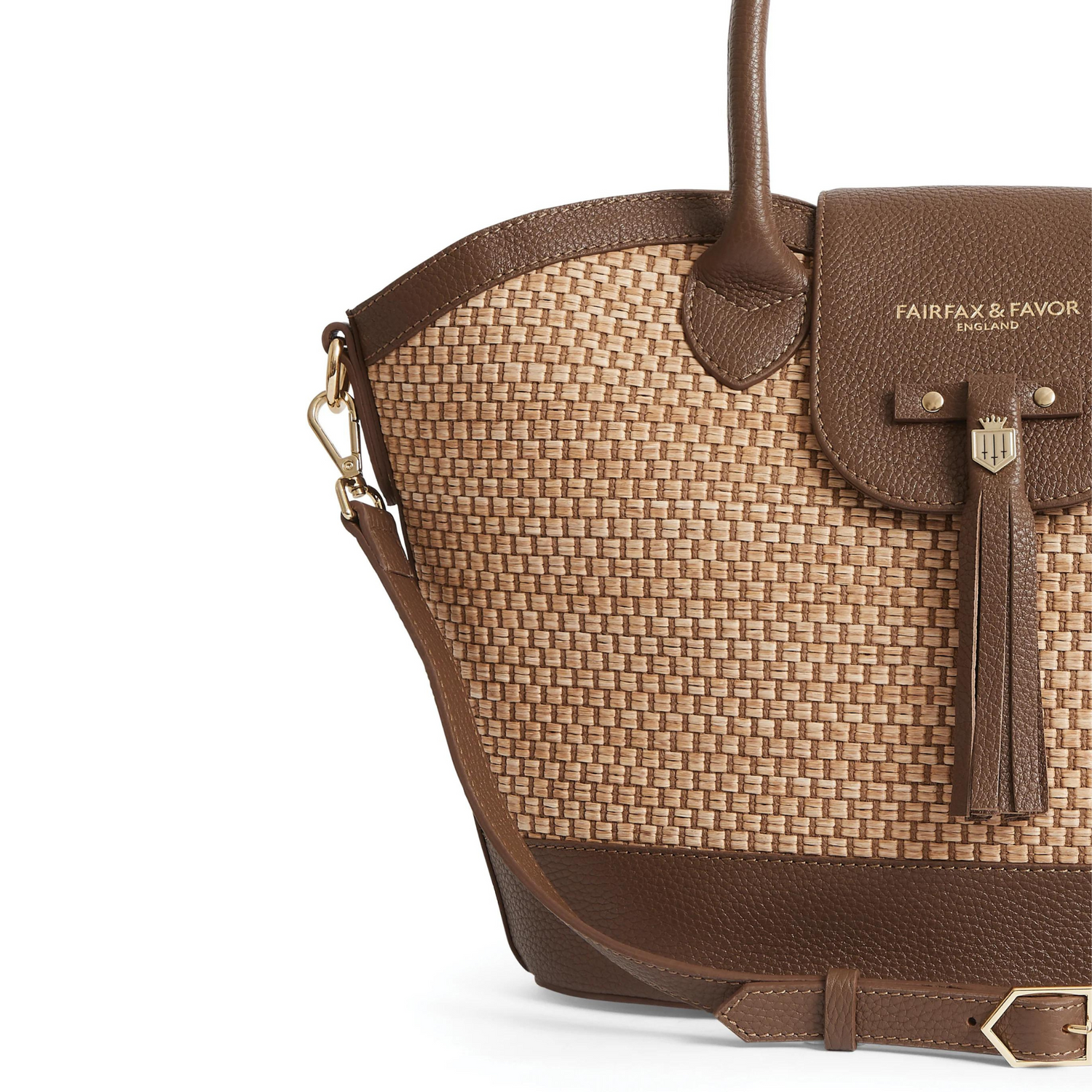 Windsor Basket Bag Tan Leather