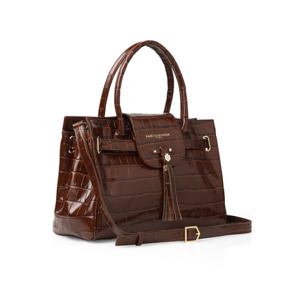 Windsor Handbag Conker Leather