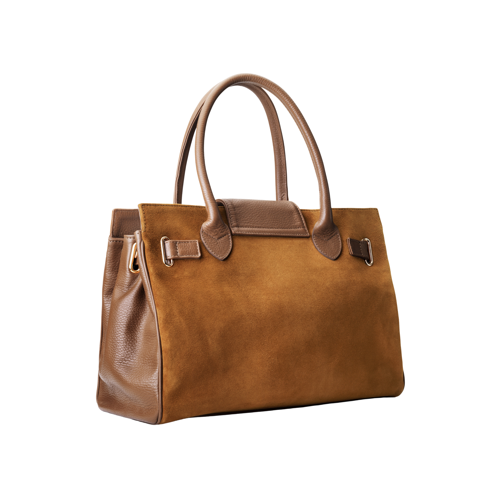 Windsor Handbag Tan Suede