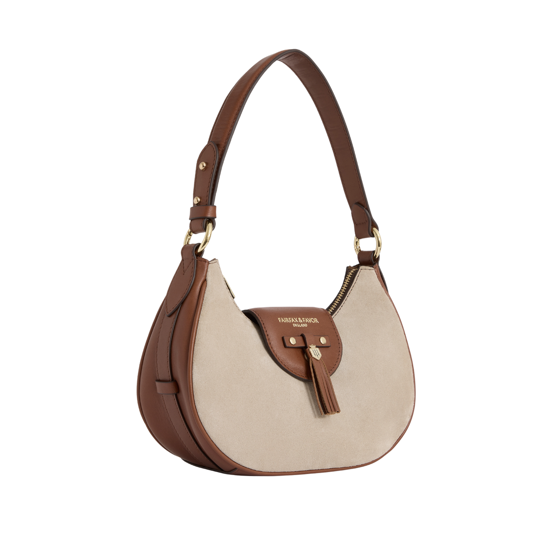 Windsor Shoulder Bag Tan/Stone Leather