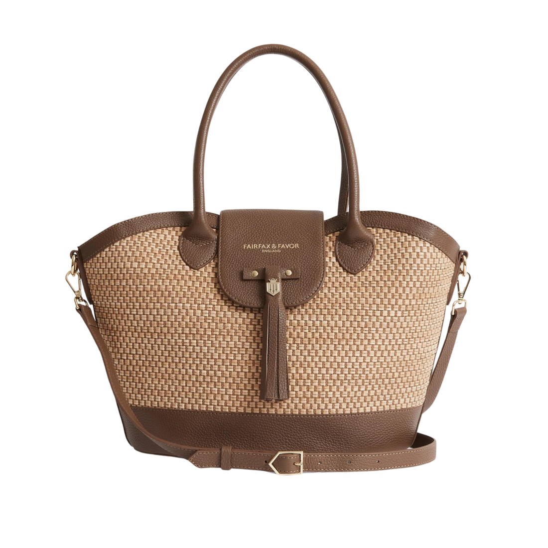 Windsor Basket Bag Tan Leather